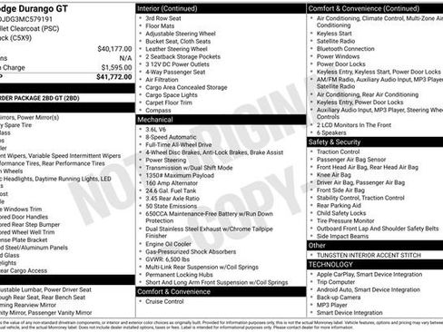 Used 2021 Dodge Durango GT image 3