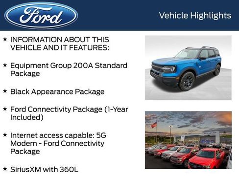 New 2026 Ford Bronco Sport Big Bend w/ Black Appearance Package AWD/4WD image 4
