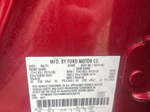 Used 2021 Ford Explorer XLT w/ Equipment Group 202A RWD image 3