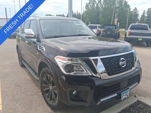 Used 2019 Nissan Armada Platinum w/ Captain's Chairs Package AWD/4WD image 2