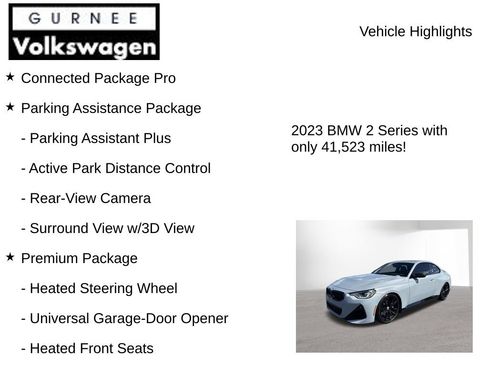 Used 2023 BMW M240i xDrive Coupe w/ Premium Package AWD/4WD image 8
