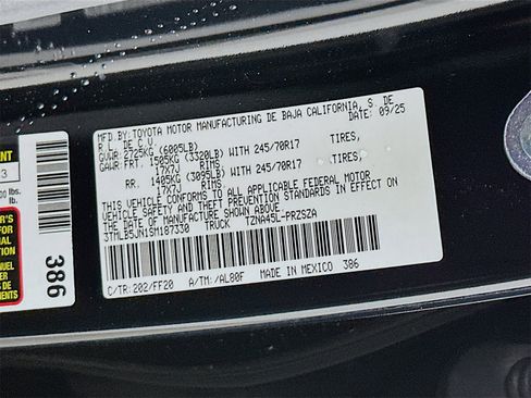 New 2025 Toyota Tacoma SR5 image 31