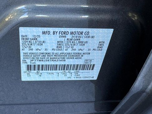 New 2026 Ford Maverick XLT w/ Equipment Group 301A image 15