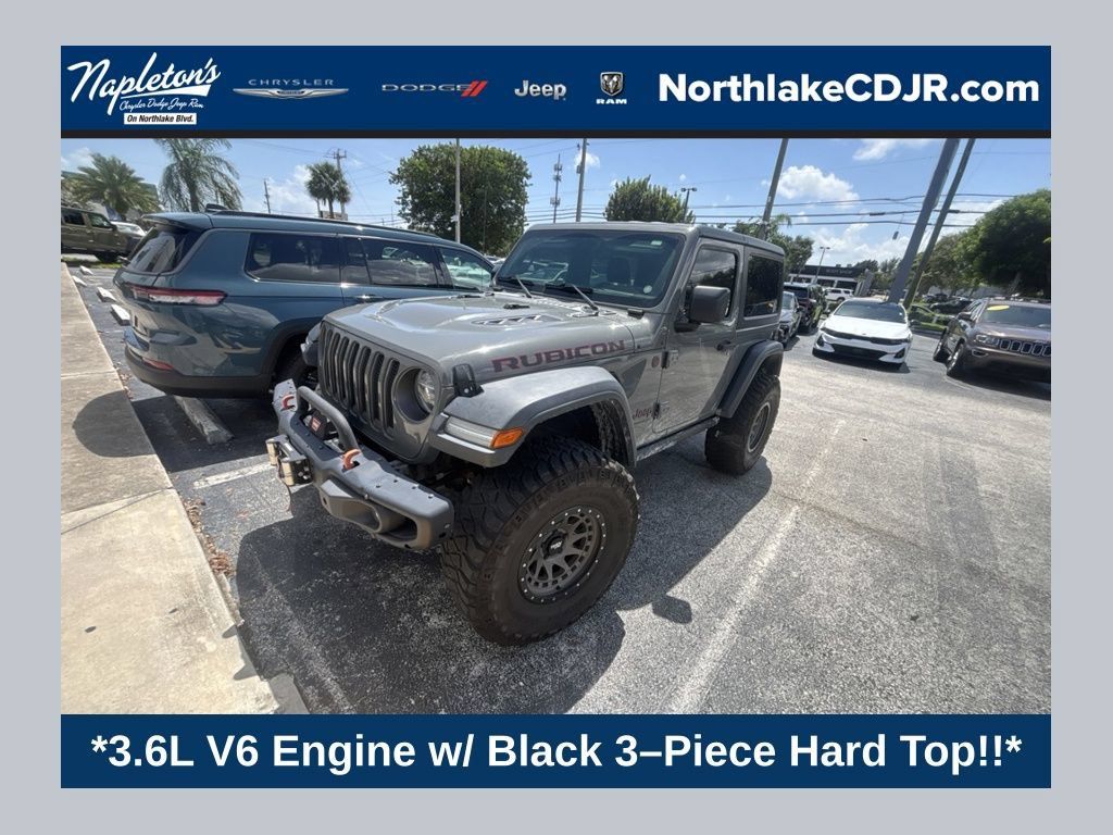 Used 2019 Jeep Wrangler Rubicon w/ LED Lighting Group AWD/4WD image 1