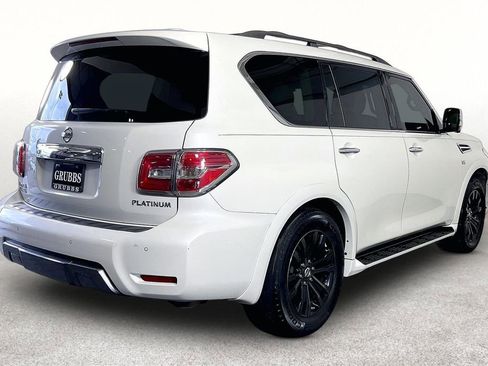 Used 2019 Nissan Armada Platinum w/ Captain's Chairs Package RWD image 2