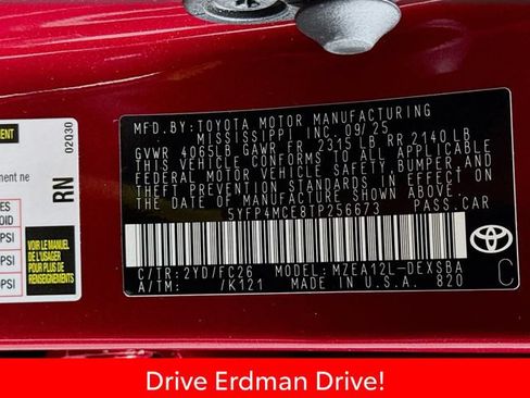 Certified 2026 Toyota Corolla SE w/ SE Package FWD image 31