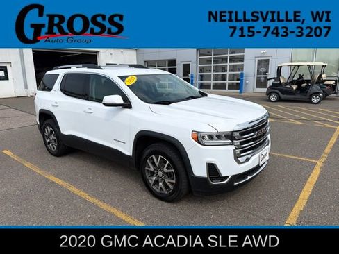 Used 2020 GMC Acadia SLE w/ Driver Convenience Package AWD/4WD image 1