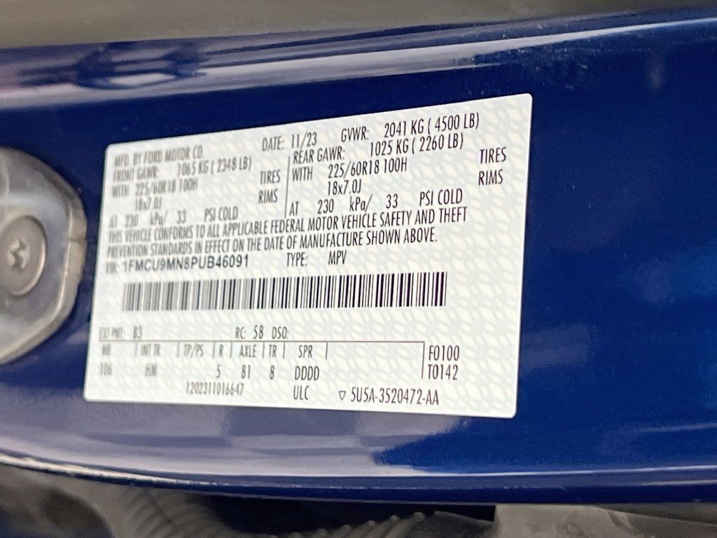 Used 2023 Ford Escape ST-Line w/ Tech Pack #1 AWD/4WD image 27