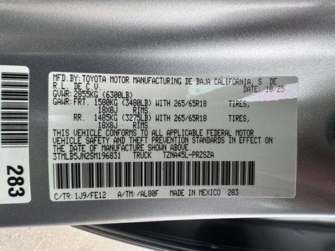 New 2025 Toyota Tacoma TRD Sport image 34