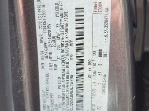 New 2024 Lincoln Corsair Reserve w/ Equipment Group 202A image 26