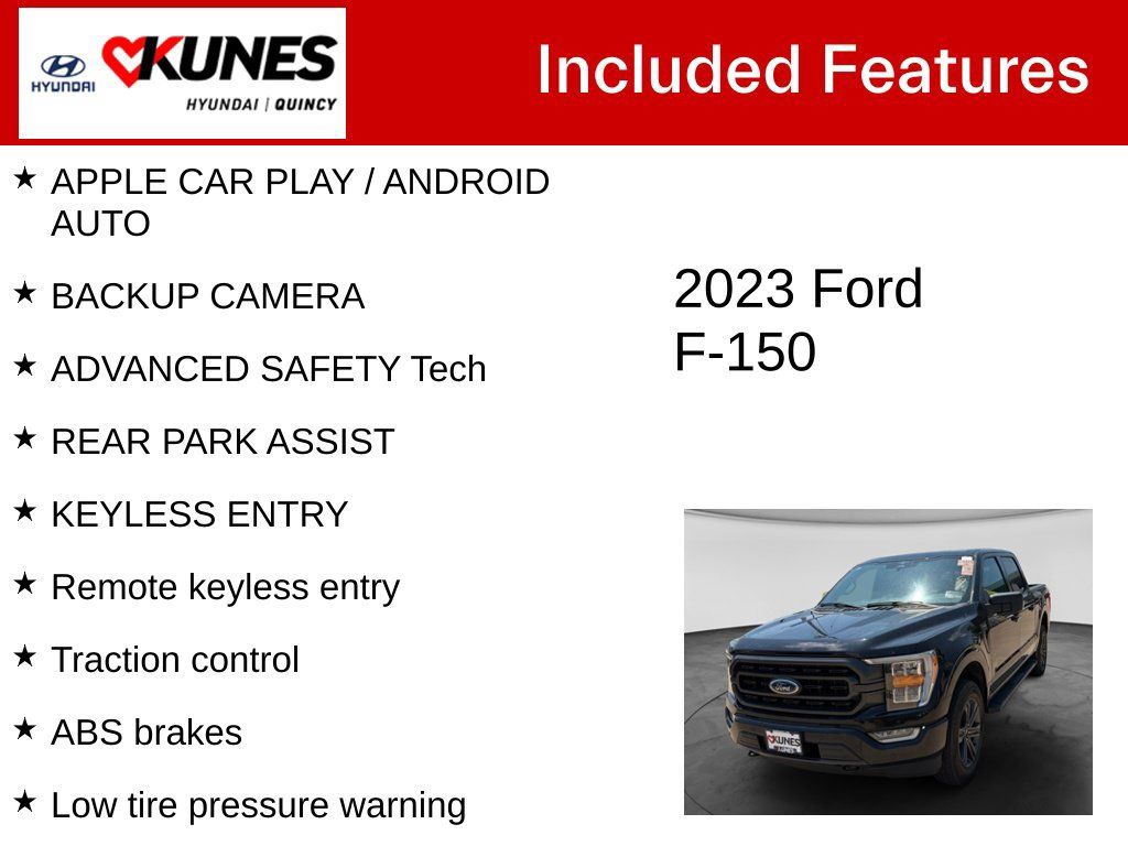 Used 2023 Ford F150 XLT w/ Equipment Group 302A High AWD/4WD image 2