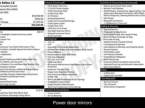 Used 2022 Kia Seltos LX image 9