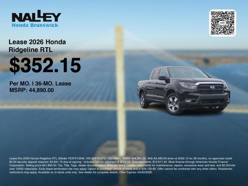 New 2026 Honda Ridgeline RTL image 3