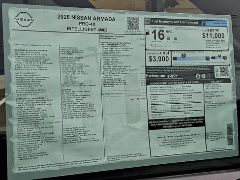 New 2026 Nissan Armada PRO-4X AWD/4WD image 22