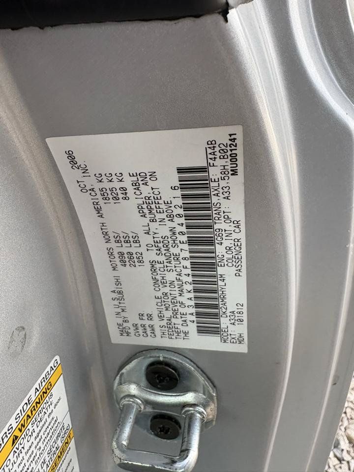 Used 2007 Mitsubishi Eclipse GS FWD image 3