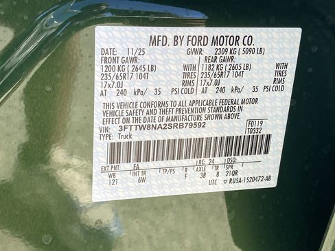 New 2025 Ford Maverick Tremor AWD/4WD image 34
