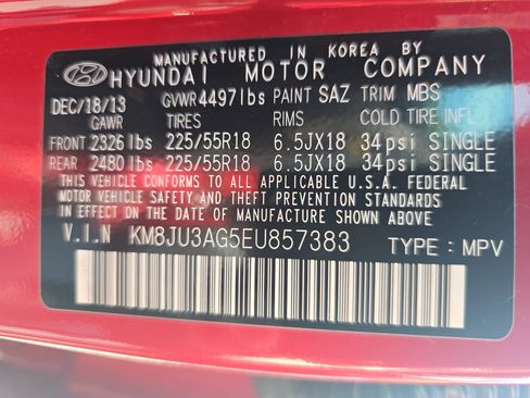 Used 2014 Hyundai Tucson Limited w/ Technology Package 02 FWD image 33