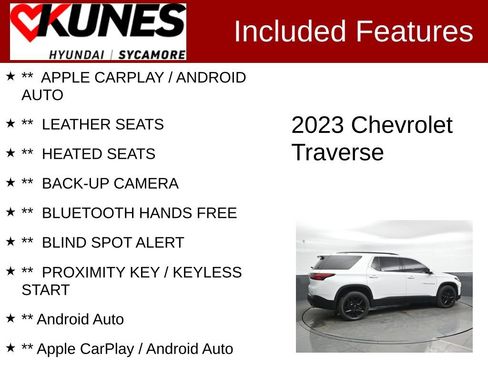 Used 2023 Chevrolet Traverse LT image 2