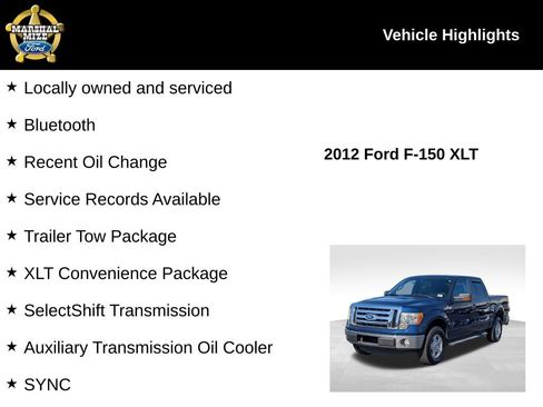 Used 2012 Ford F150 XLT w/ XLT Convenience Pkg image 2