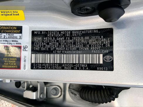 Used 2017 Toyota Camry LE FWD image 36