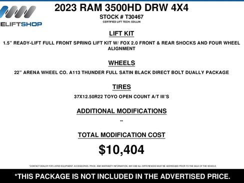 Used 2023 RAM 3500 Limited image 2