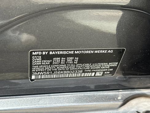 Used 2019 BMW 330i Sedan w/ Driving Assistance Package RWD image 32
