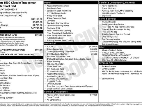 Used 2021 RAM 1500 Tradesman w/ Electronics Group image 12