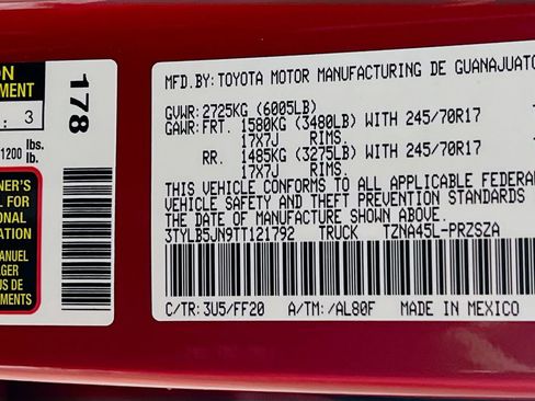 New 2026 Toyota Tacoma SR5 AWD/4WD image 26
