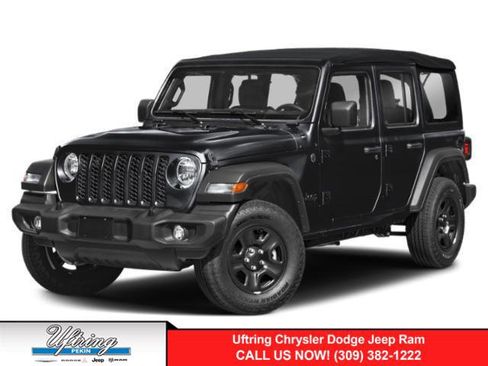 Used 2025 Jeep Wrangler Unlimited Sahara w/ Safety Group AWD/4WD image 1