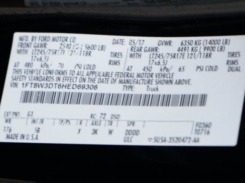 Used 2017 Ford F350 Lariat w/ Lariat Value Package image 54