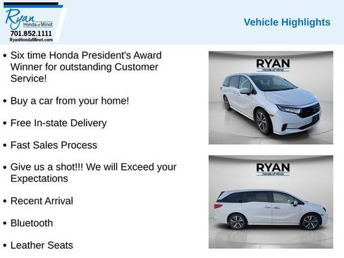 Used 2024 Honda Odyssey Touring image 2