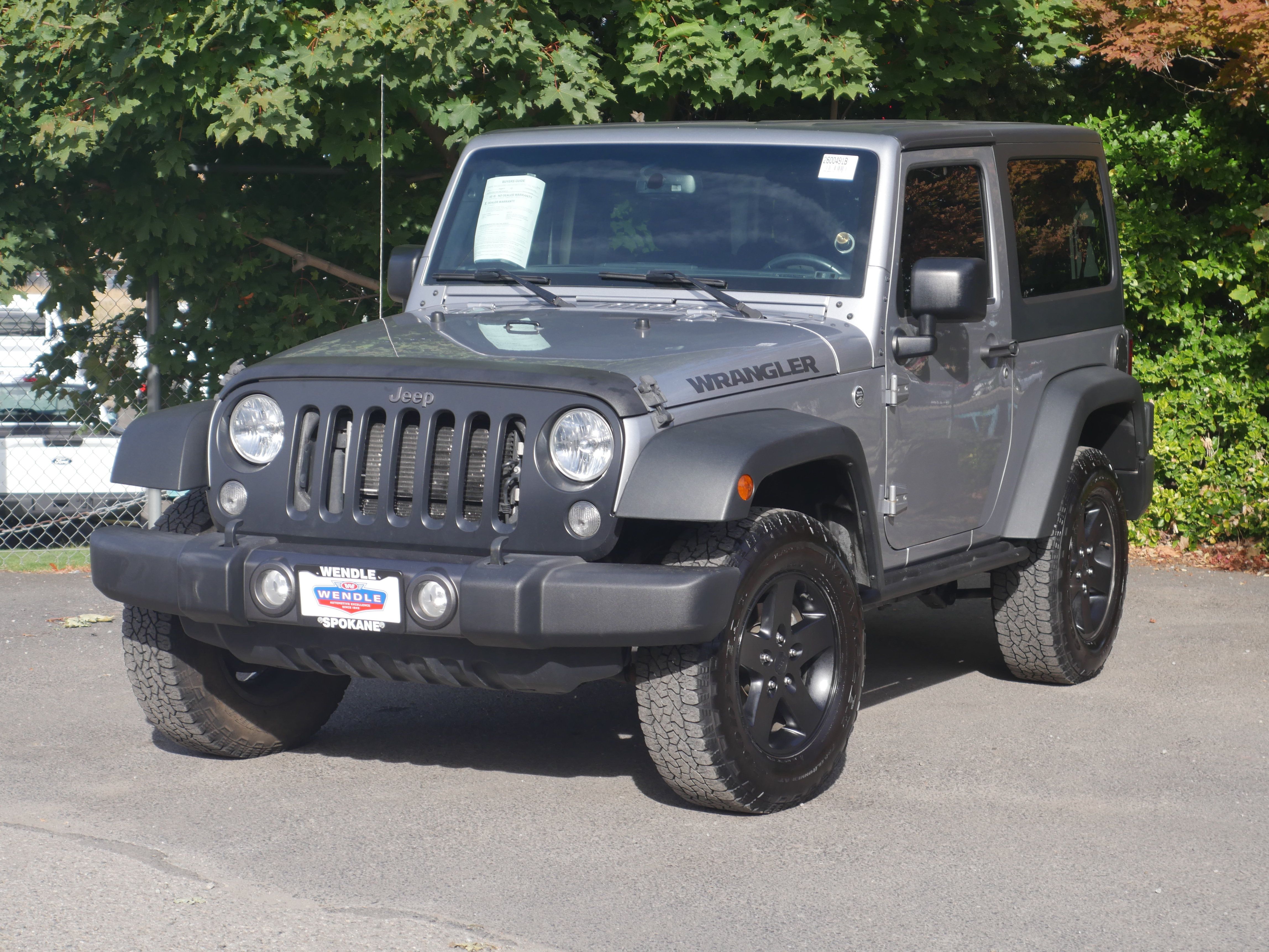 Used 2016 Jeep Wrangler Sport AWD/4WD image 2