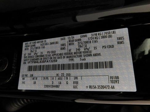 Used 2025 Ford F150 Tremor w/ Bed Utility Package image 60