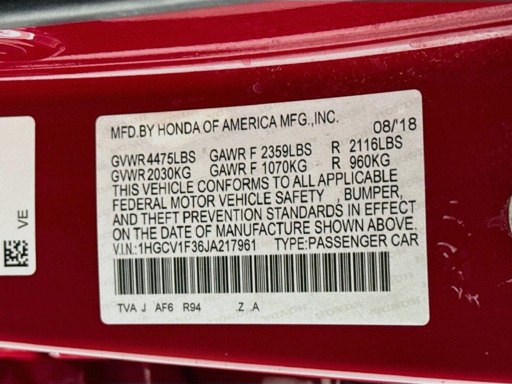 Certified 2018 Honda Accord Sport image 35