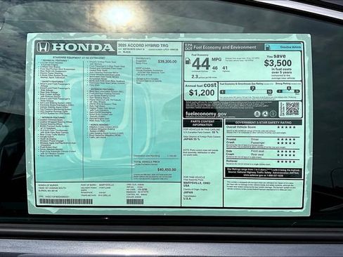 New 2025 Honda Accord Touring image 29