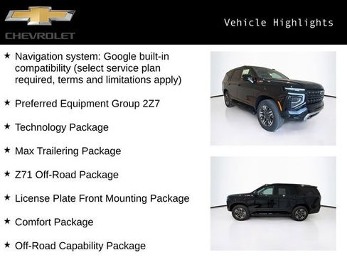 New 2026 Chevrolet Tahoe Z71 w/ Z71 Off-Road Package image 4