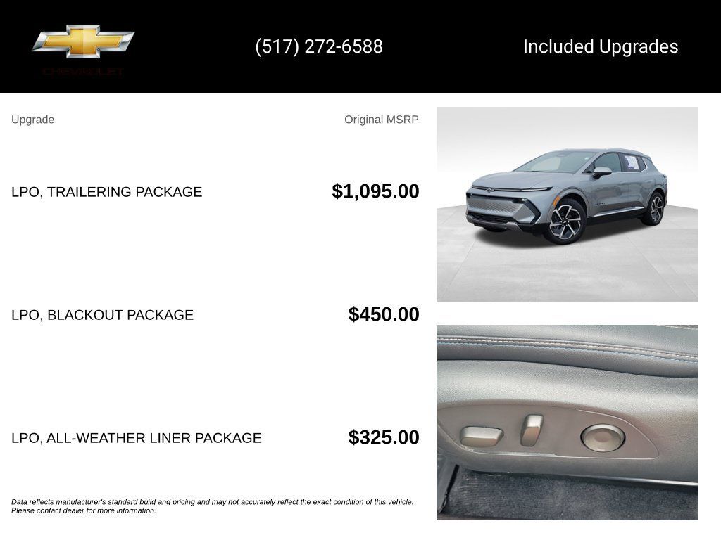 Certified 2024 Chevrolet Equinox EV LT w/ LPO, Trailering Package FWD image 15