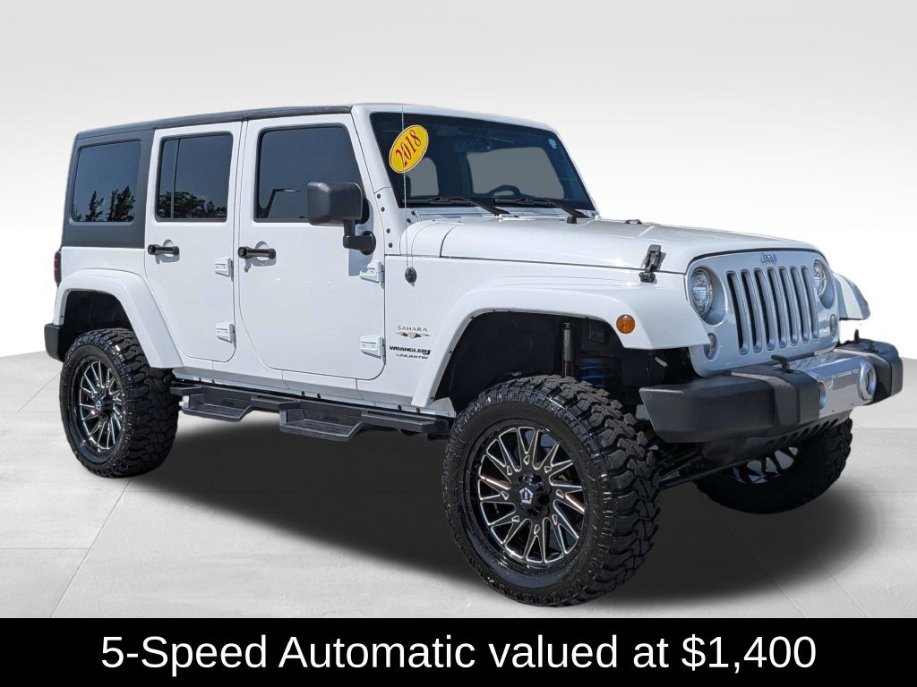 Used 2018 Jeep Wrangler Unlimited Sahara w/ Connectivity Group AWD/4WD 360° Tour