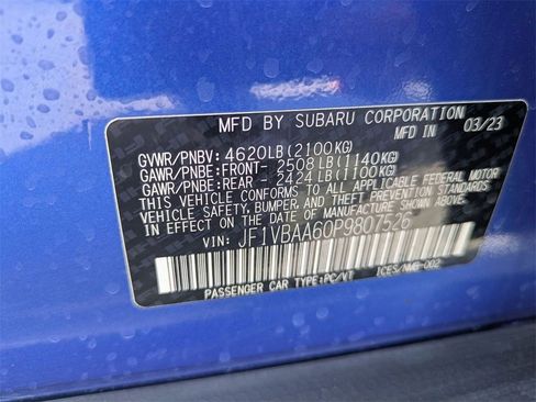 Used 2023 Subaru WRX Base image 30