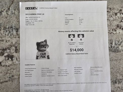 Used 2013 Honda Civic LX image 10