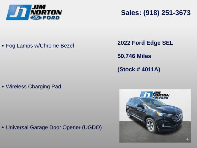 Used 2022 Ford Edge SEL w/ Convenience Package AWD/4WD image 13