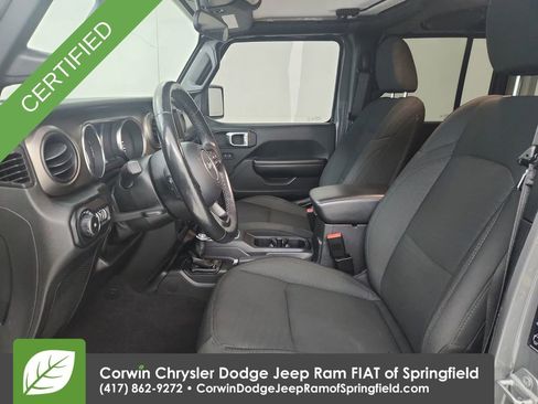 Certified 2021 Jeep Wrangler Unlimited Sport AWD/4WD image 11