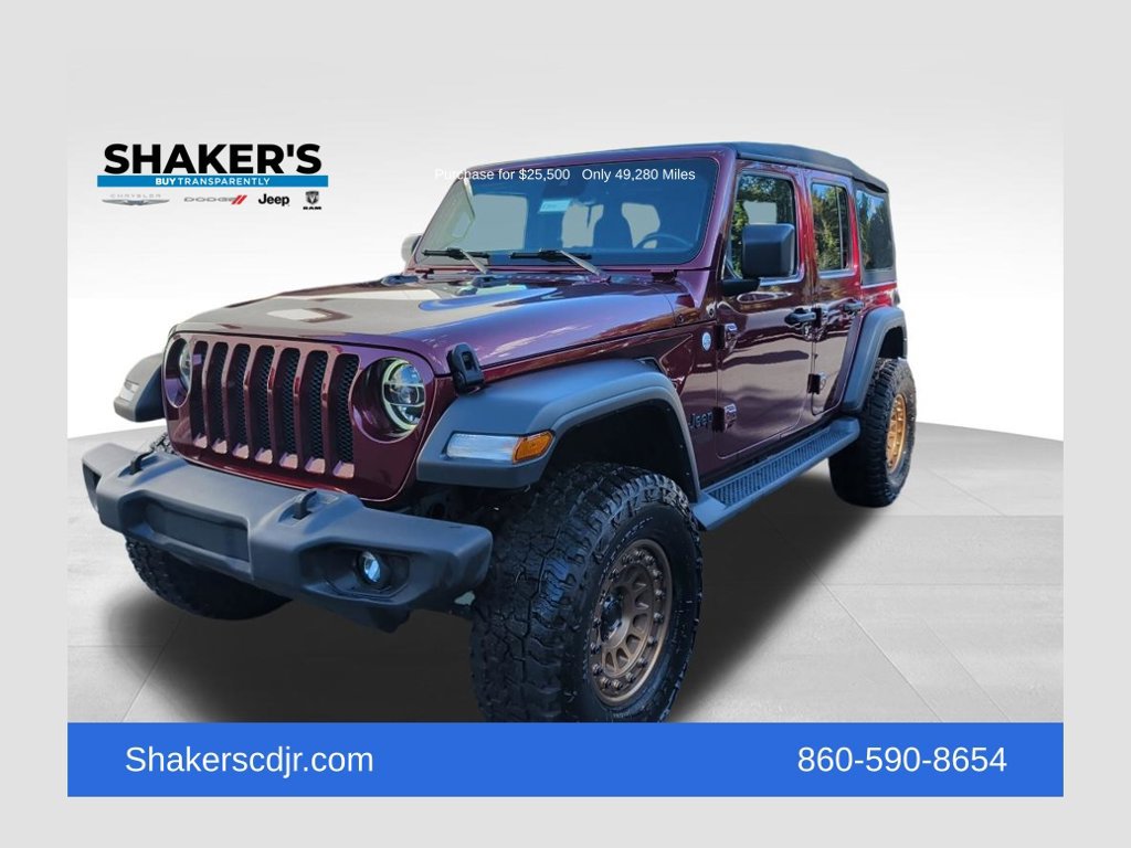 Used 2021 Jeep Wrangler Unlimited Sport AWD/4WD image 1