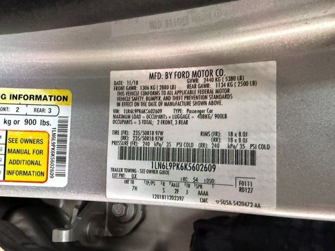 Used 2019 Lincoln Continental Premiere image 55