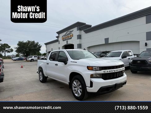 Used 2022 Chevrolet Silverado 1500 Custom w/ LPO, Dark Essentials Package RWD image 1