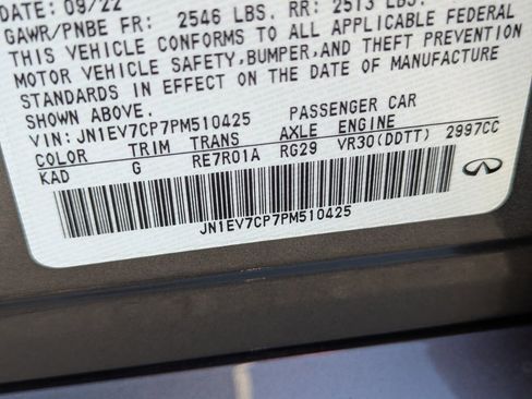 Certified 2023 INFINITI Q50 Sensory w/ Cargo Package image 33