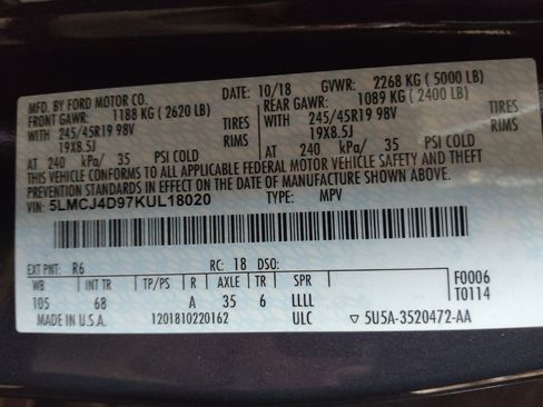 Used 2019 Lincoln MKC Black Label AWD/4WD image 33