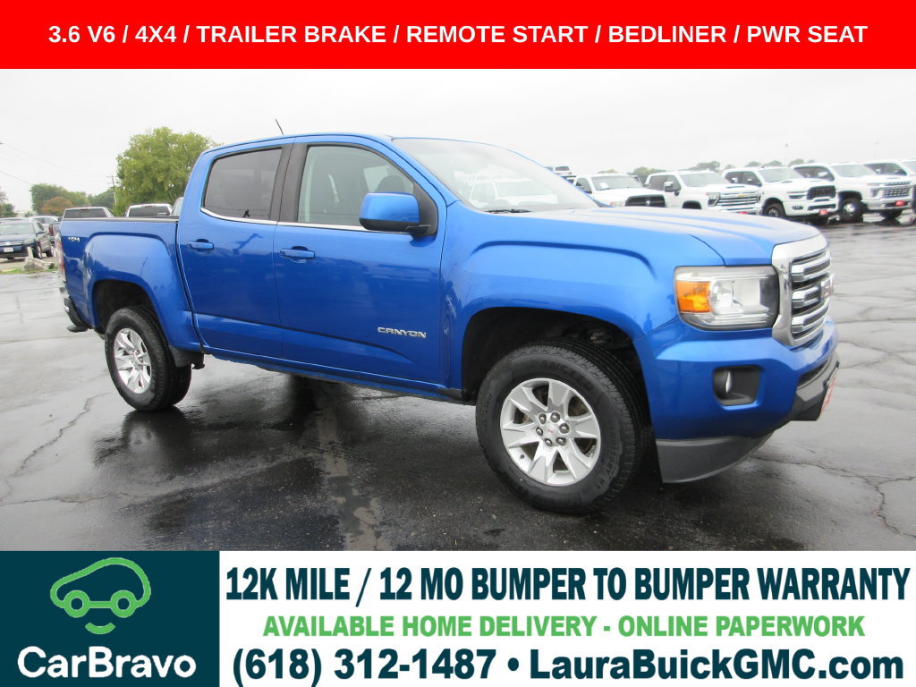 Certified 2018 GMC Canyon SLE w/ SLE Convenience Package AWD/4WD image 1