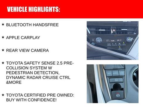 Certified 2023 Toyota Camry XSE FWD image 9