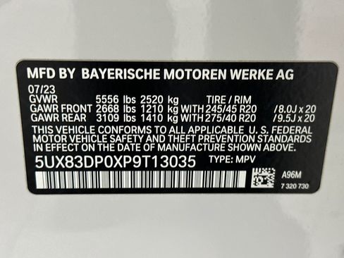 Certified 2023 BMW X3 M40i AWD/4WD image 29
